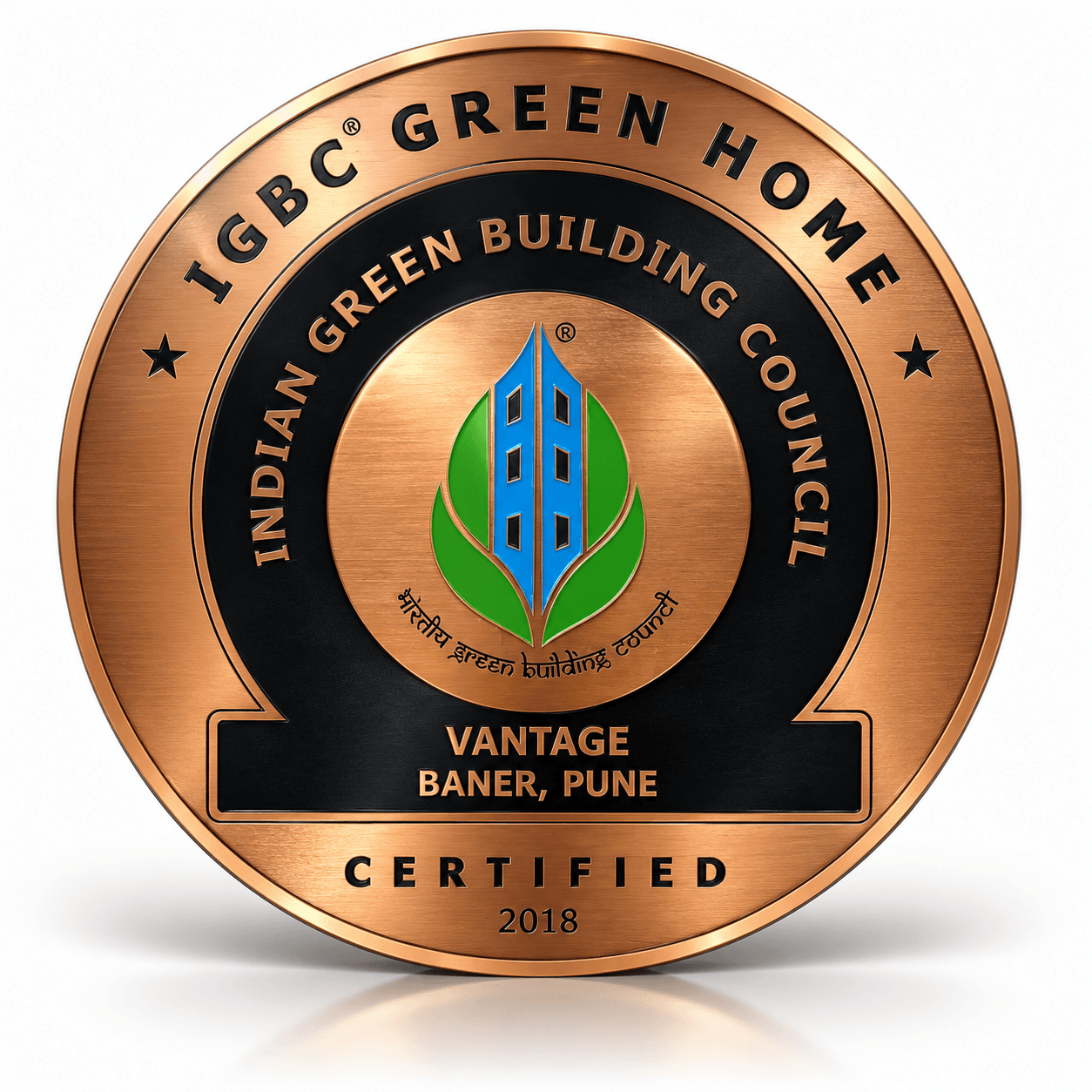 IGBC Green Home Certified — Vantage Baner, Pune, 2018